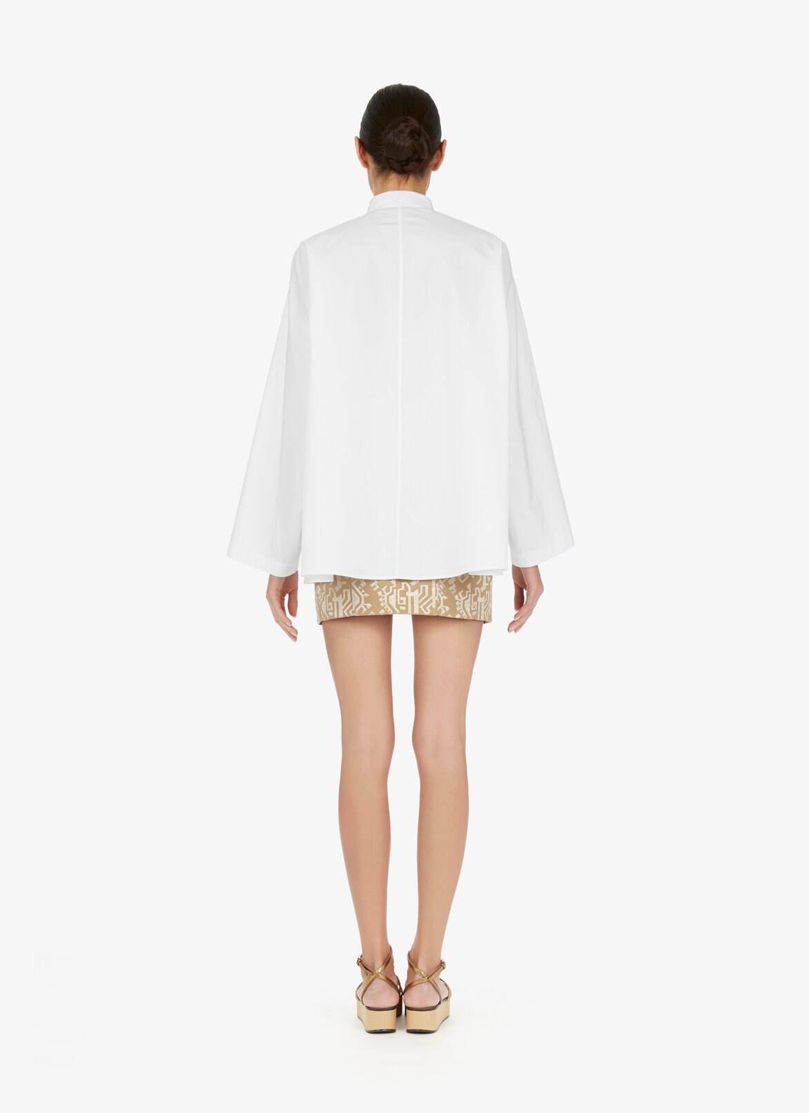Oversized Poplin Shirt ALAÏA WHITE OVERSIZED POPLIN SHIRT